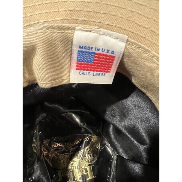 Indiana Jones hat, Safari Hat, Henschel Hat Co, made in USA Brown - Picture 6 of 6